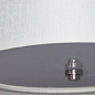 Потолочный светильник Fletcher Flush Elstead DL-FLETCHER14-3LT-IV-PC полированный хром и абажур цвета слоновой кости — фото 3