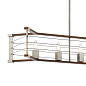 Lente 7 Light Linear Chandelier Brushed Nickel люстра 44252NI Kichler — фото 2