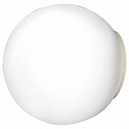 803010 Lightstar Globo накладной потолочный светильник с белым плафоном и хромированным ободком