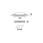 Q593 Laser Blade XS iGuzzini Frame 2x5 LED sections - Wall Washer — фото 1