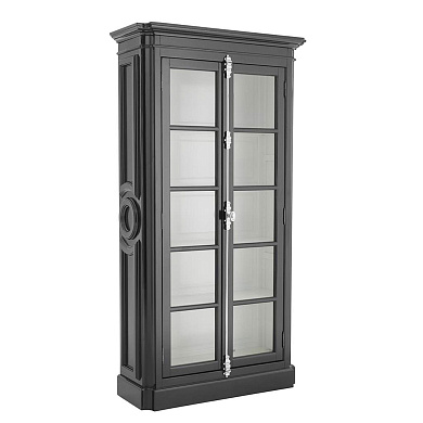 110134 Cabinet Icone black finish шкаф Eichholtz