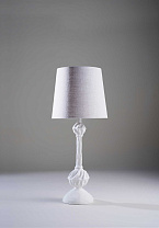 Plaster White shown with 10 Bongo in Natural Linen with Cream Card lining
