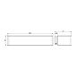 190002053 Roger Pradier Plémo WANDLAMP PLEMO IN ALUMINIUM, UP &amp; DOWN, HOOGTE 45MM, IP65, K Накладное бра — фото 1