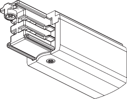 XTS12-1+XTS41-1 Nordic Aluminium Global Trac Комплект ввода питания и заглушки