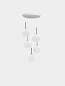 Подвесная система Tom Dixon Melt Opal Mini-Round — фото 1