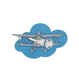 NW 6902 Nowodvorski Plane настенный светильник в виде самолета с декоративным плафоном для детской комнаты