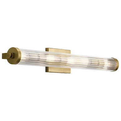 Azores 32" 5 Light Linear Vanity Light Natural Brass настенный светильник 45650NBR Kichler