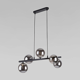 a065199 TK Lighting Estera подвесная люстра с четырьмя металлическими плафонами на горизонтальной штанге