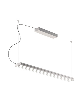Подвесной светильник Light Glide F57 3 планки Белый Fabbian