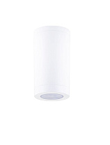 Sandy White Acrylic Polycarbonate Diffuser LED GU10 1x10Watt 100-240Volt IP54 Bulb Excluded D:7.6 H:14 cm
