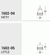 MoM Fatty table lamp with metal structure in the mat finishes: gold, pink gold and graphite. Shade in transparent borosilicate glass