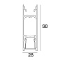 FTL35 F HE DOWN-UP - PROFILE B черный Delta Light линейный светильник — фото 1