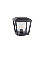 Dark Anthracite Aluminium & Polycarbonate LED E27 1x12Watt 100-240Volt IP54 Bulb Excluded L:24 W:24 H:26 cm