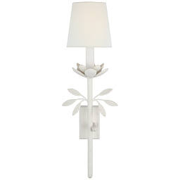 EU-JN2160 Visual Comfort Clementine настенное бра с декоративными лепестковыми элементами и текстильным абажуром