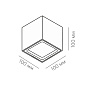 BOX MAT Led Technology накладной потолочный светильник — фото 1