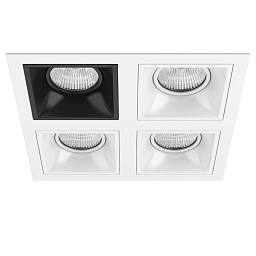 D54607060606 Lightstar Domino точечный светильник, 50Вт, белый;черный