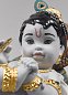 Фарфоровая статуэтка младенца Кришны на листе Krishna on Leaf Lladro 01009370 — фото 4