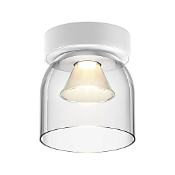 BOOST 11.30 W Led Technology BOOST накладной потолочный светильник с прозрачным цилиндрическим стеклянным плафоном и внутренним источником света