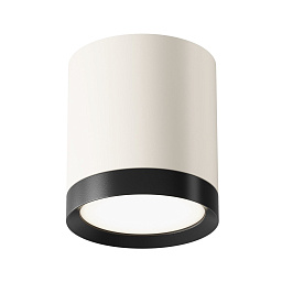 C086CM-GX53-MRD-WB Maytoni Hoop потолочный светильник бело-черного цвета