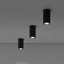 уличный потолочный светильник цилиндрической формы с углом света 40°