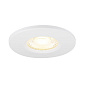 1008068 SLV UNIVERSAL DOWNLIGHT cover IP65 R white декоративное кольцо — фото 3