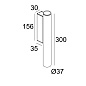 SPY 39 W X 92713 B черный Delta Light настенный светильник — фото 1