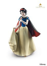 Фарфоровая статуэтка принцессы с букетом цветов Snow White Lladro 01009320