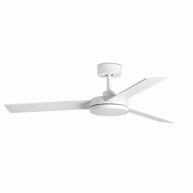 34260 Faro BARTH White ceiling fan люстра-вентилятор матовый белый