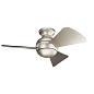 34" Sola Fan Brushed Nickel люстра-вентилятор 330150NI Kichler — фото 4