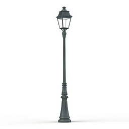 103128008 Roger Pradier Avenue 3 уличный фонарный столб с корпусом под патину и стеклянным плафоном