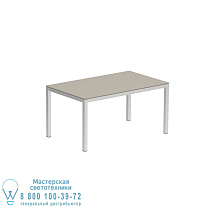 СТОЛ TABOELA 150X90CM + КЕРАМИЧЕСКАЯ СТОЛЕШНИЦА ЖЕМЧУЖНО-СЕРЫЙ Royal Botania