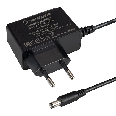 046050 Arlight блок питания ARDV-SP-6-5BW (5V, 1.2A, 6W)