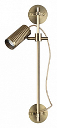 7013/1W Odeon Light Manchester настенное бра с латунным цилиндрическим плафоном