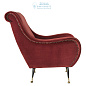 112200 Chair Giardino cameron wine red Eichholtz