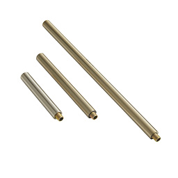 PIPE-182 Arteriors Pale набор из трёх трубок из бледной латуни с матовым блеском