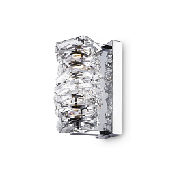 MOD124WL-L6CH3K Maytoni Coil настенный светильник с рельефным хрустальным плафоном на хромированной основе