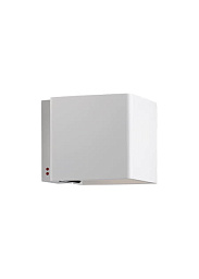 D75D15 White Fabbian Bijou настенный светильник белого цвета с прямоугольным корпусом