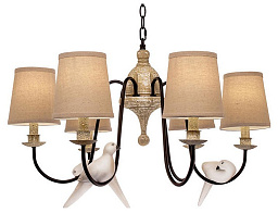 LOFT1029A-6 Loft It Birds подвесная люстра с текстильными абажурами