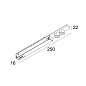 M26L - JUM-OH! 2R 92730 MDL B черный Delta Light трековый светильник — фото 1