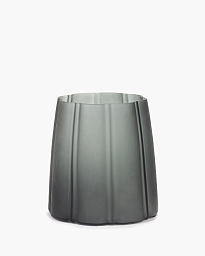 B0822002 Serax Shapes декоративная интерьерная ваза цилиндрической формы из матового стекла темного оттенка
