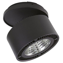 214847 Lightstar Forte inca led потолочный светильник черного цвета с мощным световым потоком