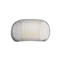 A30550B ACB Iluminacion Mirta настенный светильник с текстильным абажуром продолговатой формы белый