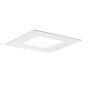 Direct-to-Ceiling 6" Square Slim 3000K LED Downlight White встраиваемый потолочный светильник DLSL06S3090WHT Kichler