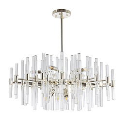 A1064PL-12CC Arte Lamp MATILDA люстра на штанге с вертикальными стеклянными элементами