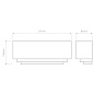 1079001 Amalfi 315 Astro lighting настенный светильник керамика — фото 4