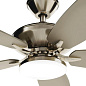 52" Renew Designer Fan Painted Brushed Nickel люстра-вентилятор 330163NI Kichler — фото 5