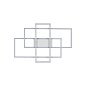 Потолочный светильник Frame PL RETTANGOLO 3000K Ideal Lux 230726, белый — фото 5