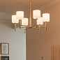 Ali 28" 6 Light Chandelier Brushed Natural Brass люстра 52500BNB Kichler