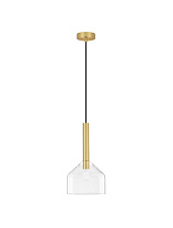 Clear Glass Sandy Gold Metal LED G9 1x5 Watt 100-240 Volt IP20 Bulb Excluded D: 20 H: 191 cm