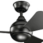 34" Sola Fan Satin Black люстра-вентилятор 330150SBK Kichler — фото 3